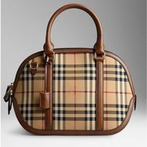 Vintage Burberry Two-Handle Bag
